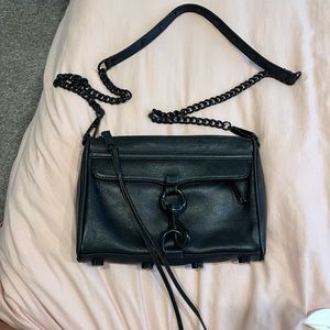 Rebecca Minkoff mini Mac crossbody black hardware